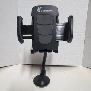 Vansky Black Universal Car Phone Mount with Flexible Neck